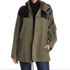 Ramy Brook Celia Unity Army Green Jacket